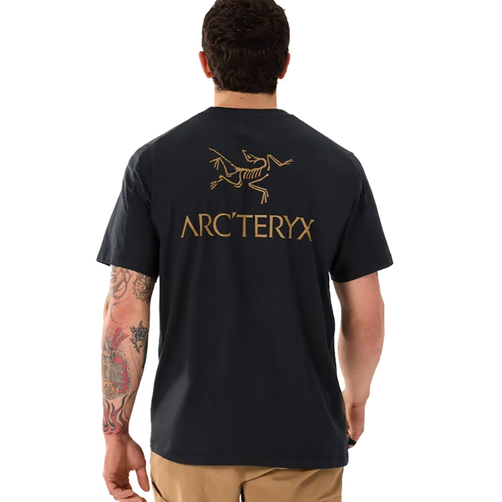 Arc'teryx Kragg SL Cotton Bird Word Shirt S/S Tee - 24K Black X000009535